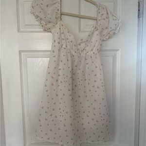 Princess Polly Cream Floral Skirt